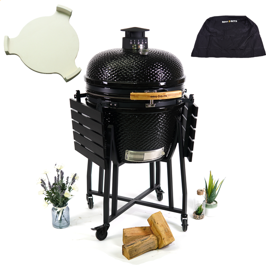 Kamado X Midi BBQ Bundle Black