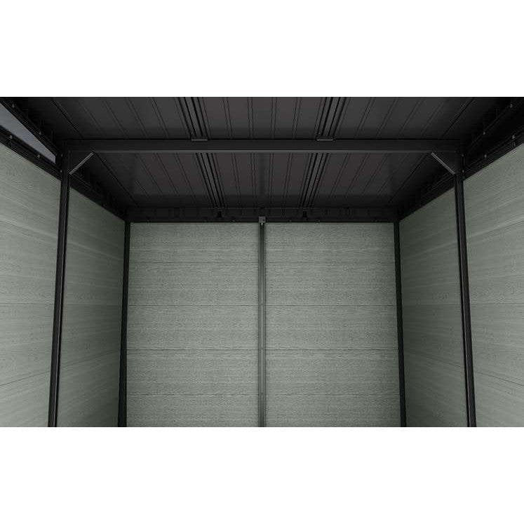 Keter 9’x 7′ Cortina Heavy Duty Plastic Pent Shed – Green