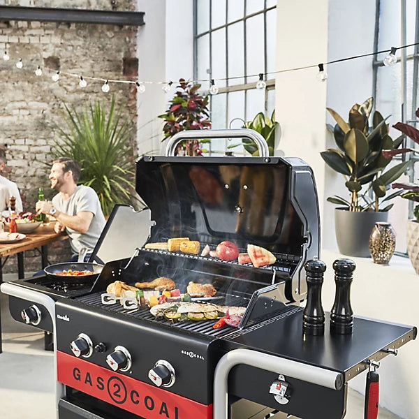 Char-Broil Gas2Coal 2.0 Black 3 burner Gas Hybrid BBQ