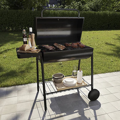GoodHome Tehama Black Charcoal BBQ 360 x 395mm x 2pcs
