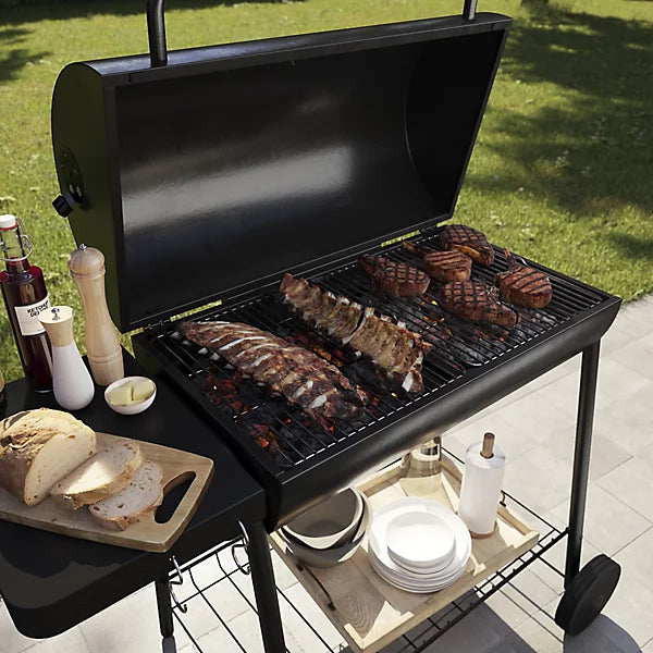 GoodHome Tehama Black Charcoal BBQ 360 x 395mm x 2pcs