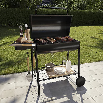 GoodHome Tehama Black Charcoal BBQ 360 x 395mm x 2pcs