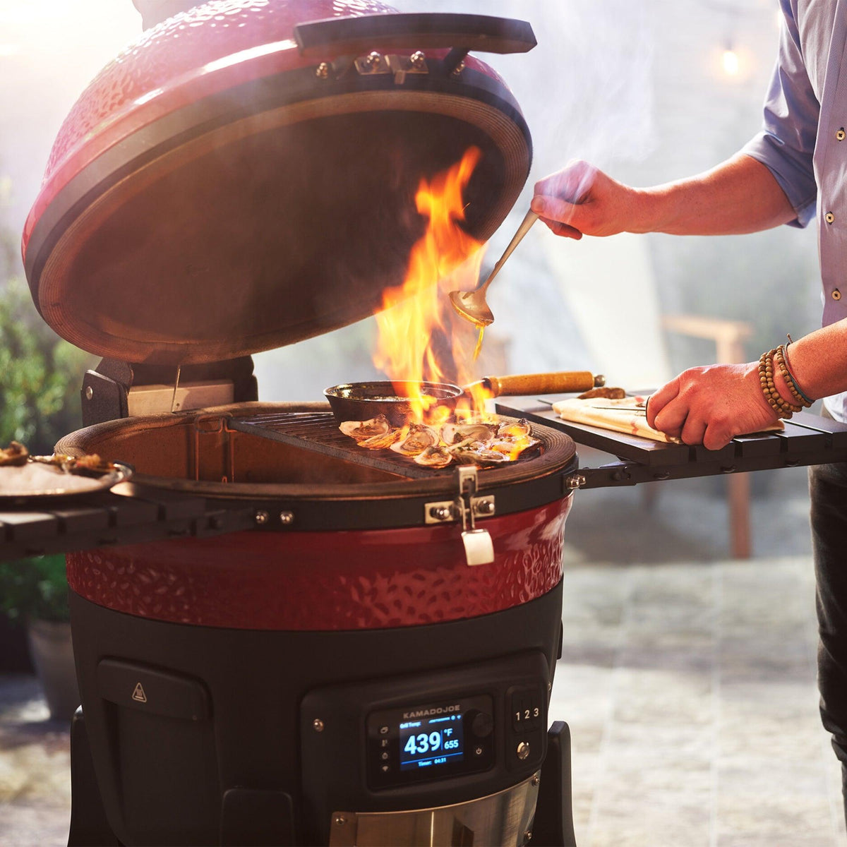 Kamado Joe Konnected Joe Digital Charcoal Grill and Smoker