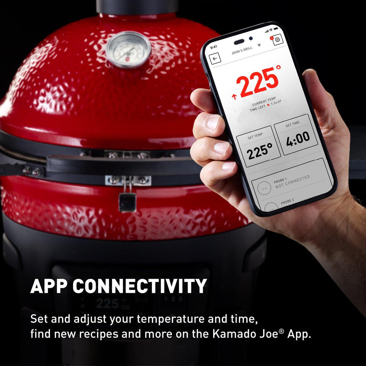 Kamado Joe Konnected Joe Digital Charcoal Grill and Smoker